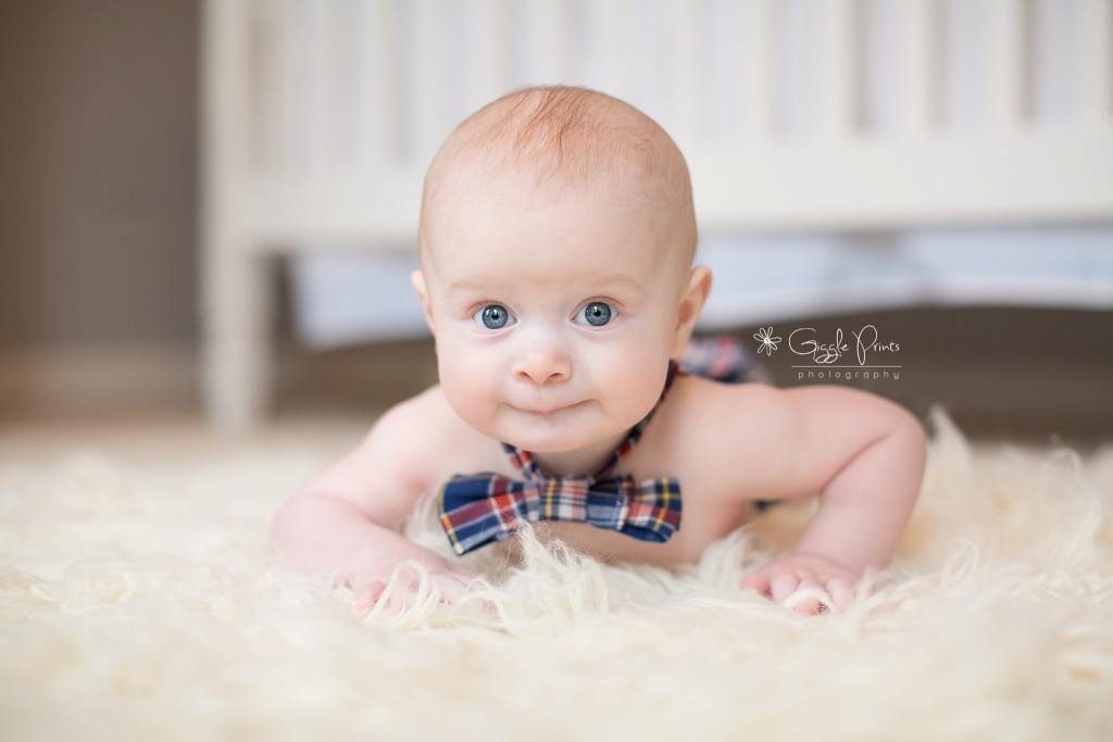 6 Month Baby Boy Atlanta Children Photography blue eyes