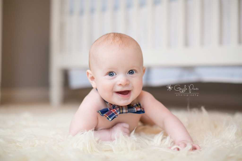6 Month Baby Boy Atlanta Children Photography happy