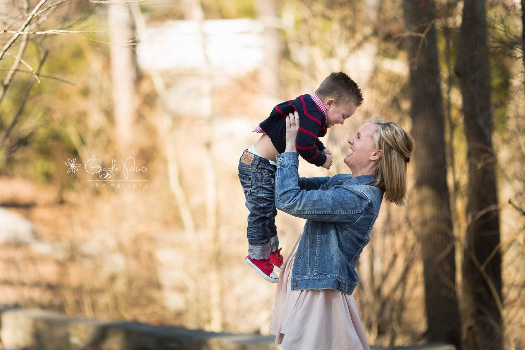 Atlanta Family Photographer - GigglePrints - Mom Son joy