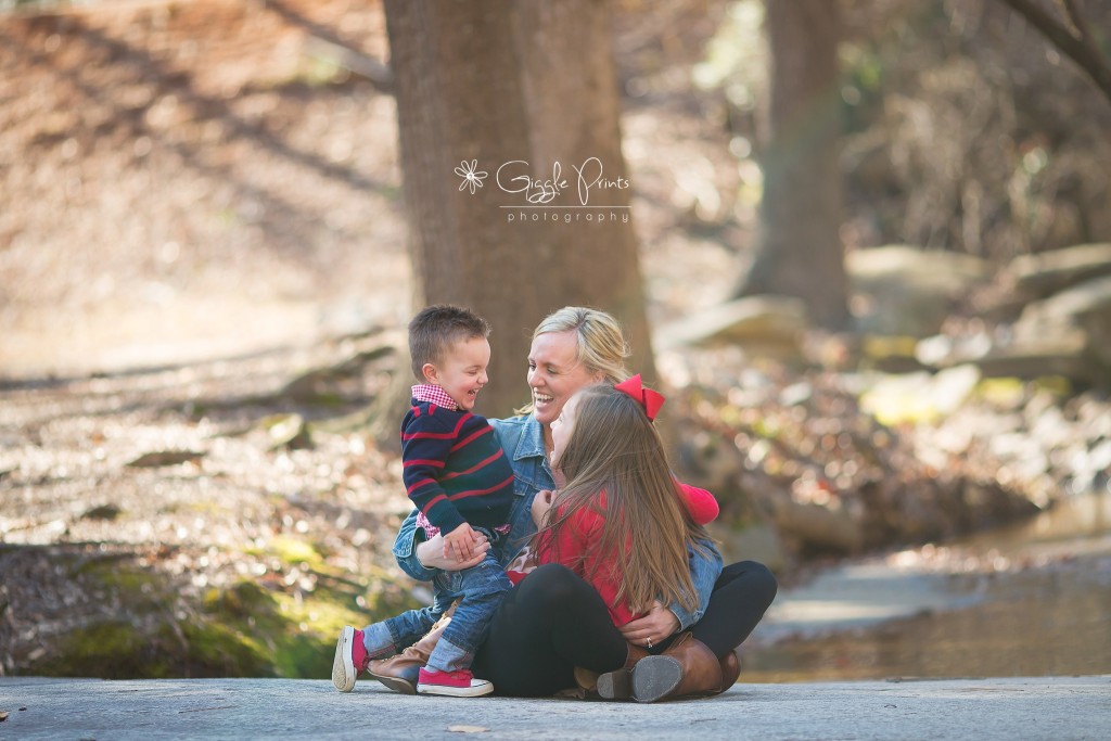 Atlanta Family Photographer - GigglePrints - family mom daughter son girl boy hug laugh joy