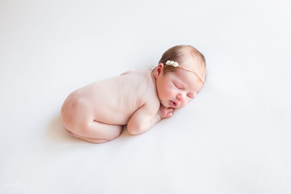 Simple and Artistic Newborn Photography In Studio Atlanta GA 