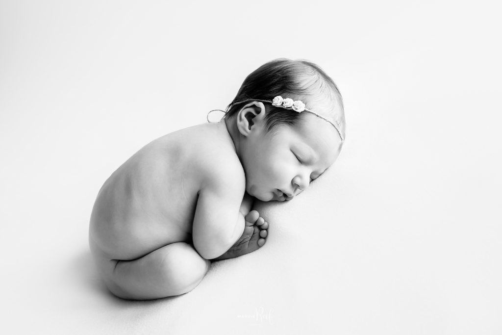 Simple and Artistic Newborn Photography In Studio Atlanta GA 