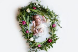 Simple and Artistic Newborn Photography In Studio Atlanta GA