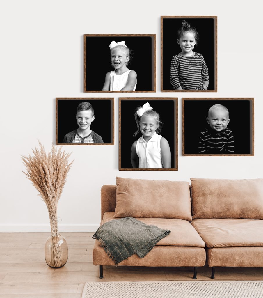 These fine art portraits by marcie reif make a great gallery wall